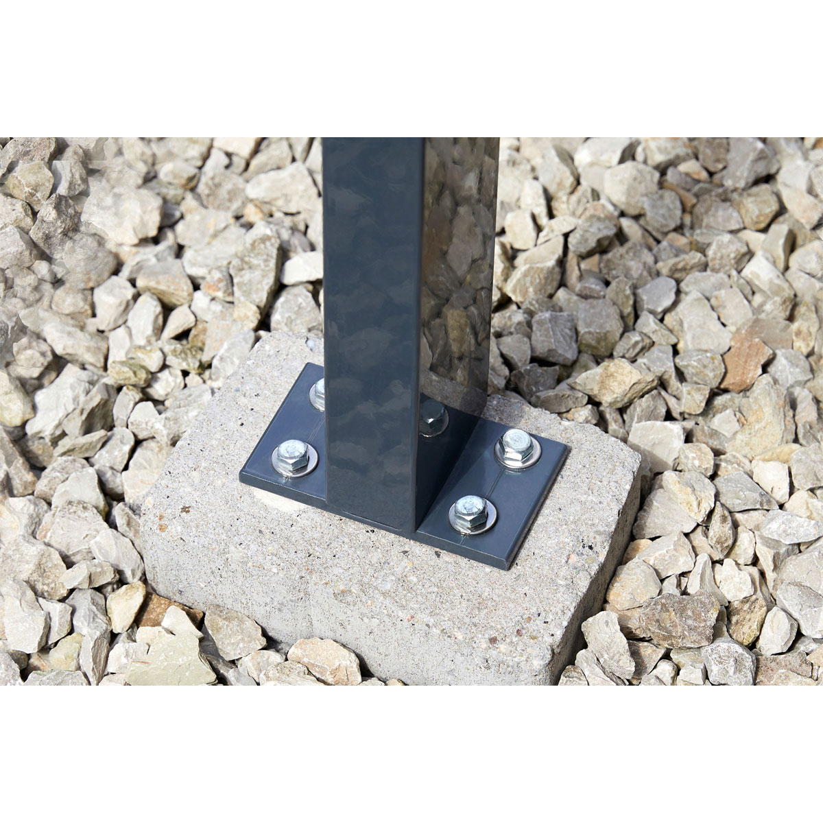 gutta Terrassenüberdachung Standard anthrazit 3,06 x 3,06 m Bild 8