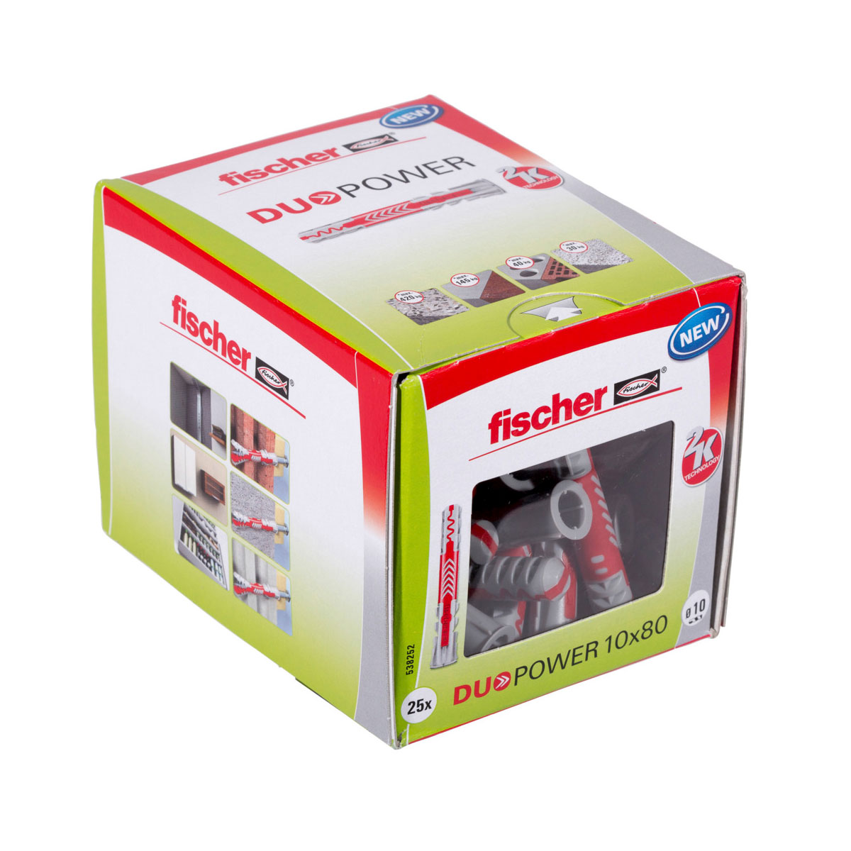 Fischer  Dübel DuoPower 10 x 80 mm 25 Stück Bild 1
