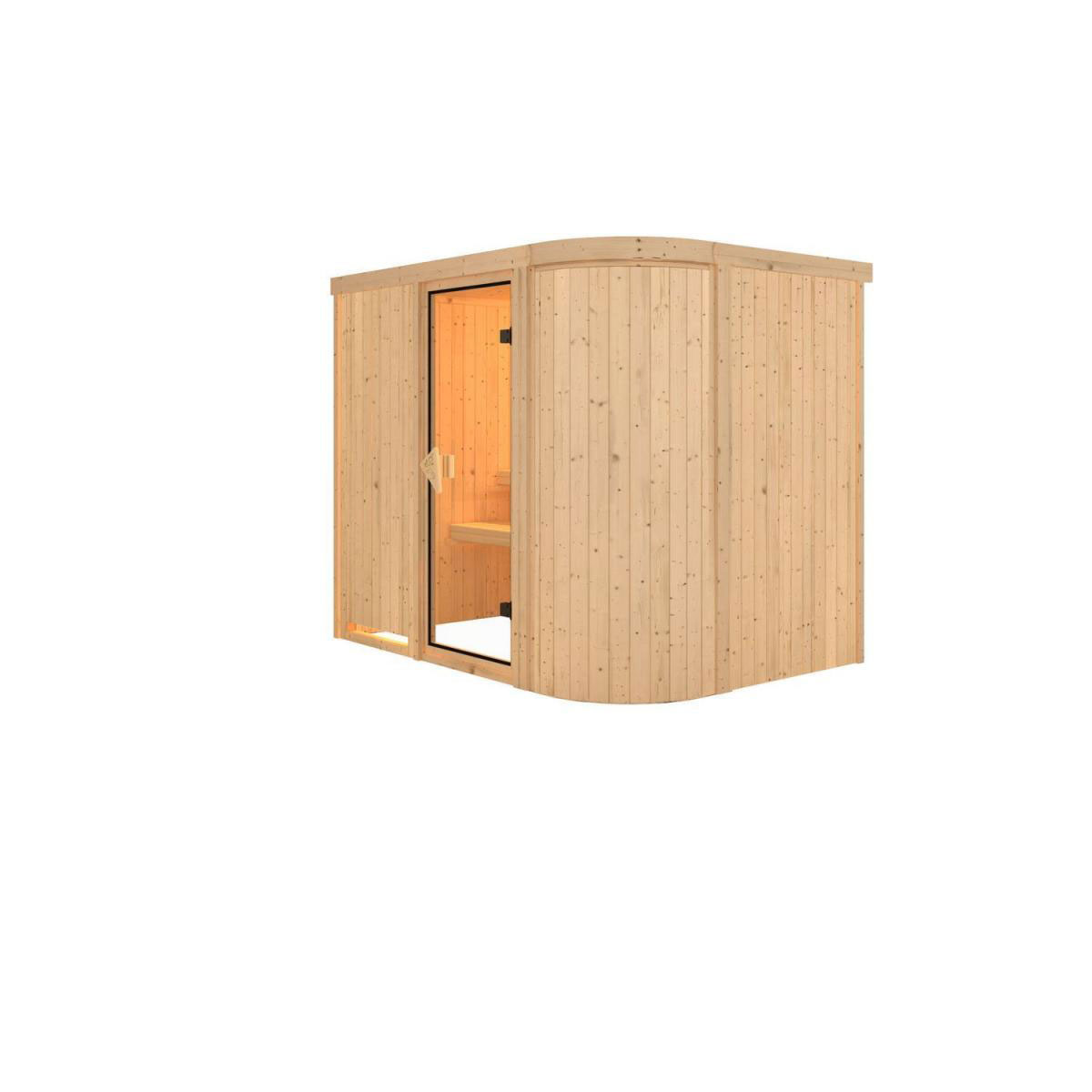 Karibu Systemsauna Titania 4 68 mm ohne Ofen Bild 2