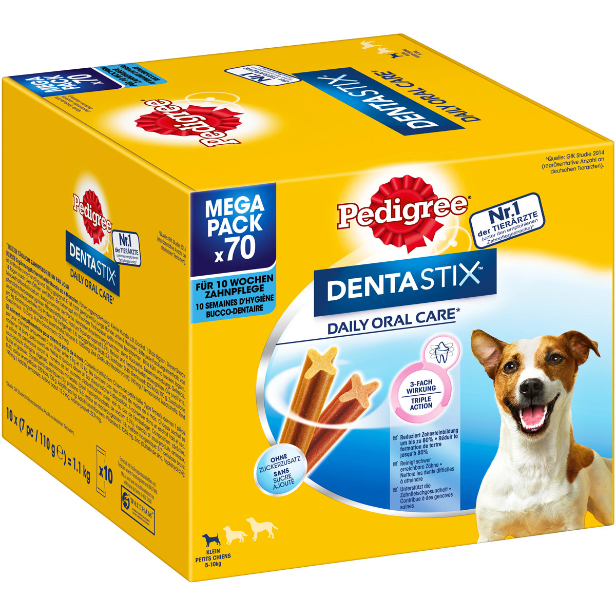 Pedigree Hundesnack MP DentaStix für kleine Hunde
