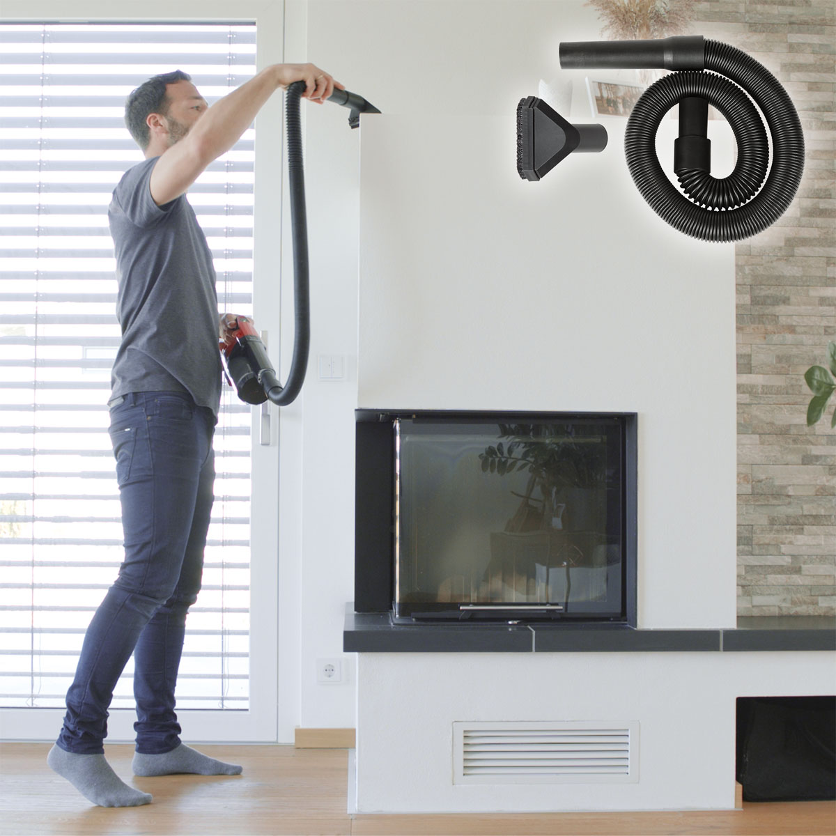 Einhell  Stielstaubsauger-Zubehörset mit Schlauch Bild 5