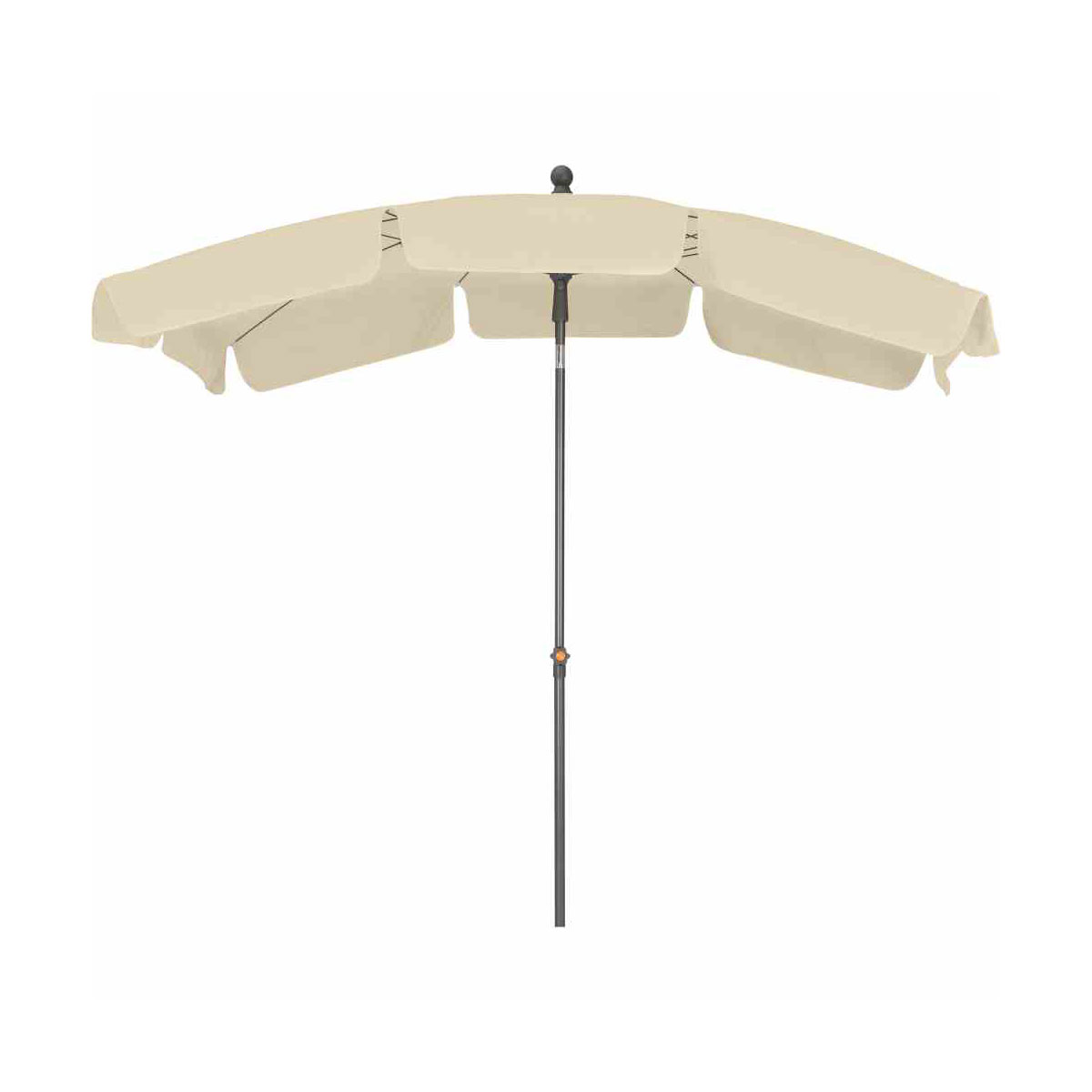 Siena Garden Mittelstockschirm Tropico 210 x 140 cm natur Bild 1