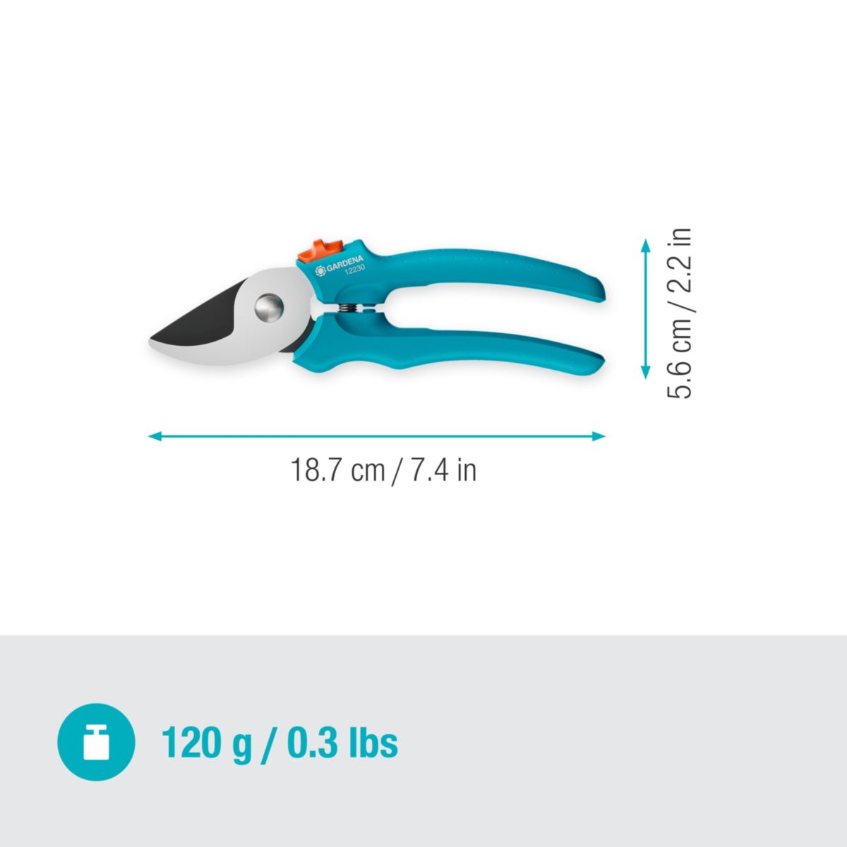 Gardena Gartenschere EasyCut Bypass 20 mm Bild 3