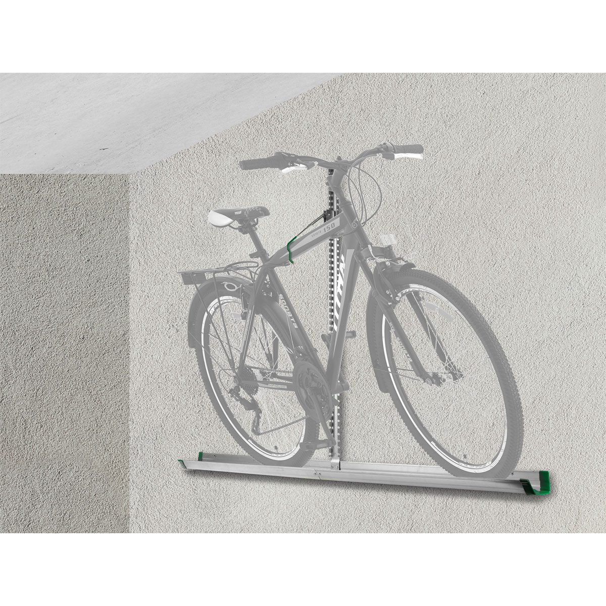 EUFAB Wandhalterung für Fahrrad silber Bild 2