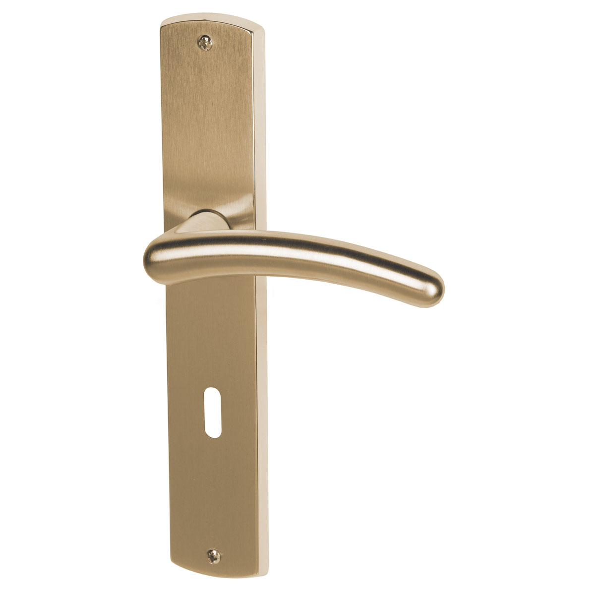 Alpertec Langschildgarnitur Isabella-LS Messing