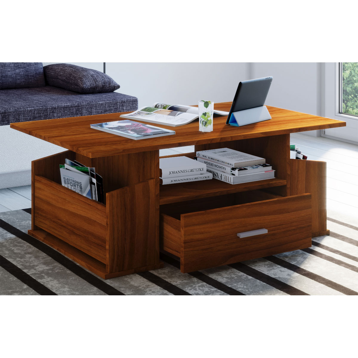 Couchtisch Junata grau Bild 2