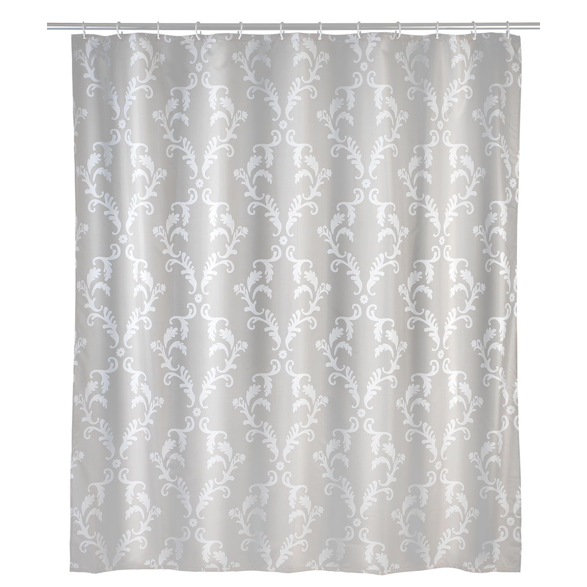 Wenko  Anti-Schimmel Duschvorhang Baroque Textil Polyester 180 x 200 cm waschbar