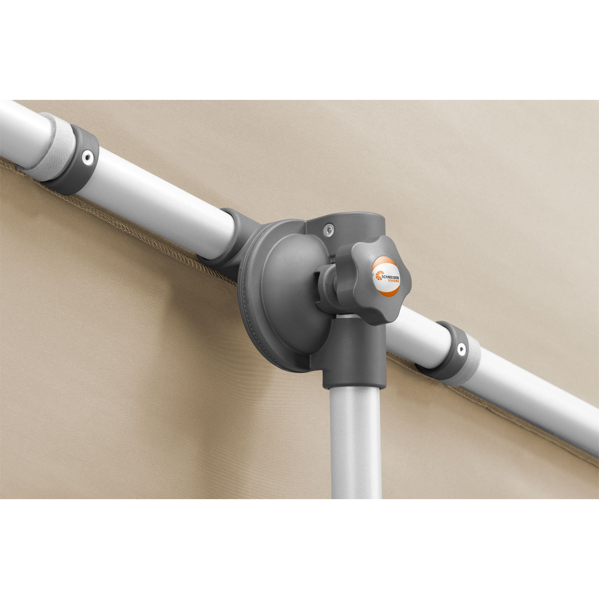 Schneider Schirme Sonnenschirm Novara 190 x 140 cm natur Bild 6