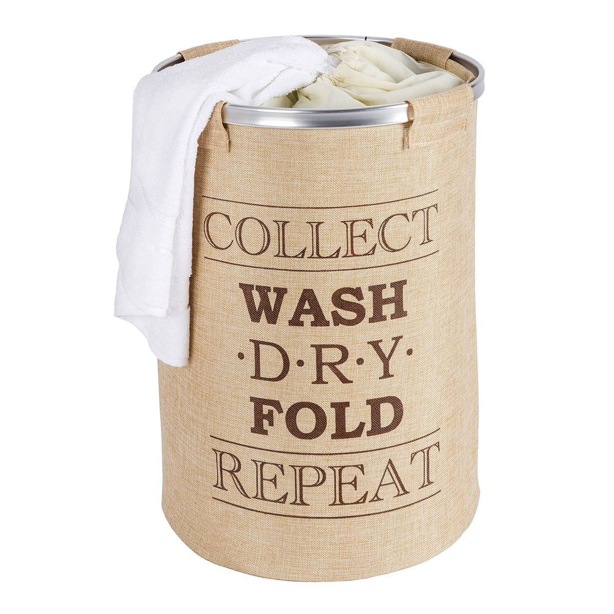 Wenko  Wäschesammler Ringo Beige Wäschekorb 68 l Bild 2