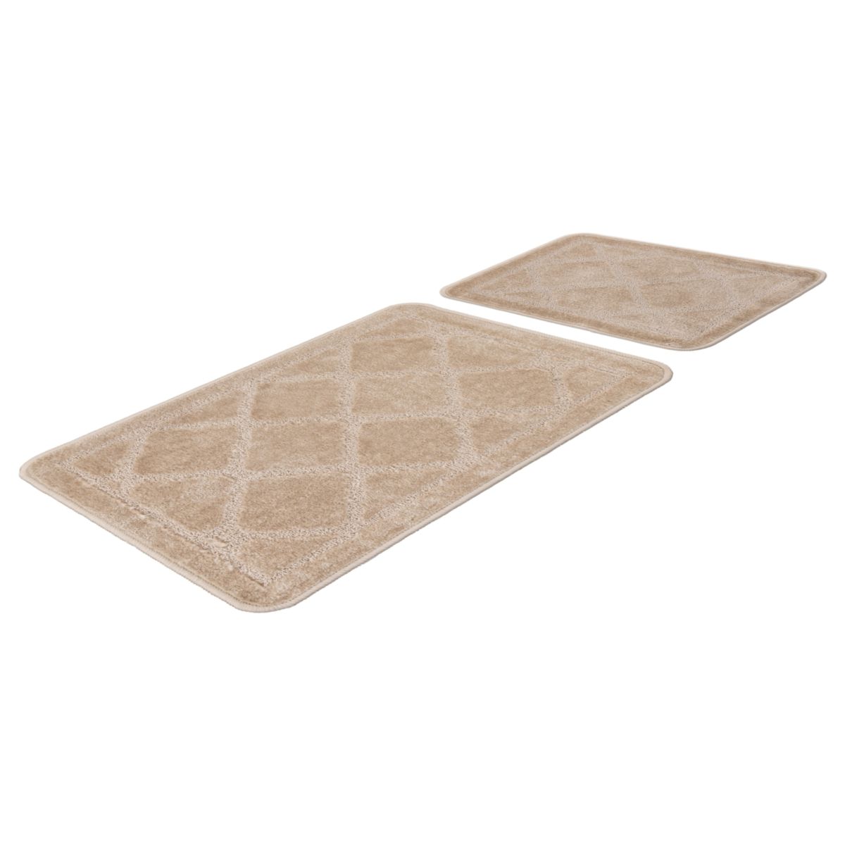 Badematte Lagoon 125 beige  2er-Set Bild 2