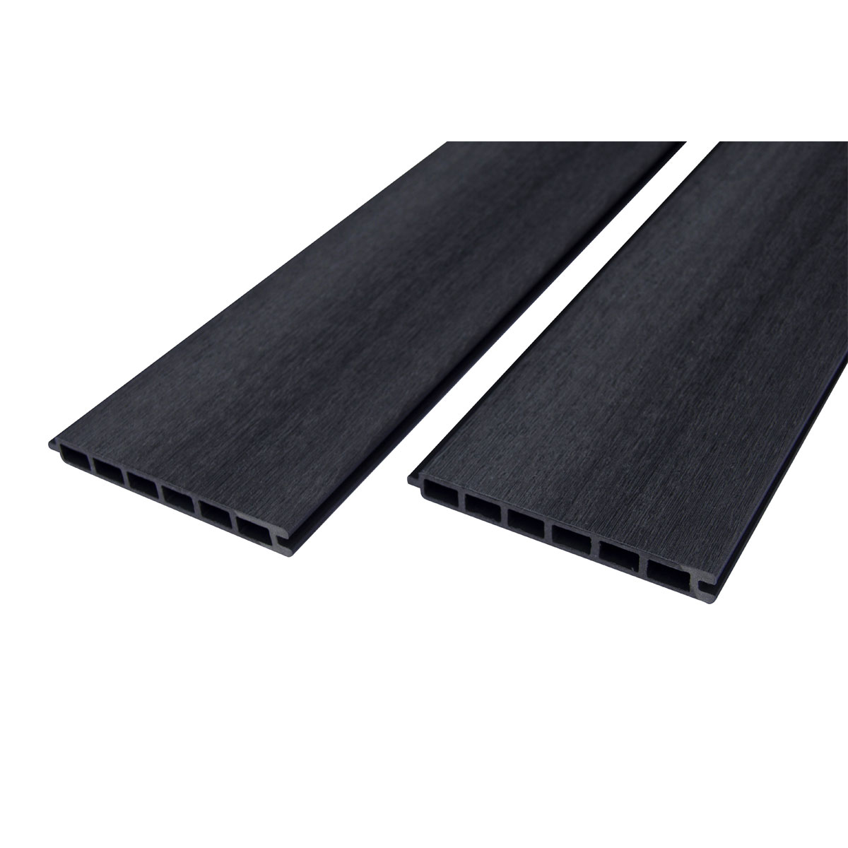 Hartmann WPC Steckzaunsystem anthrazit 6er-Pack