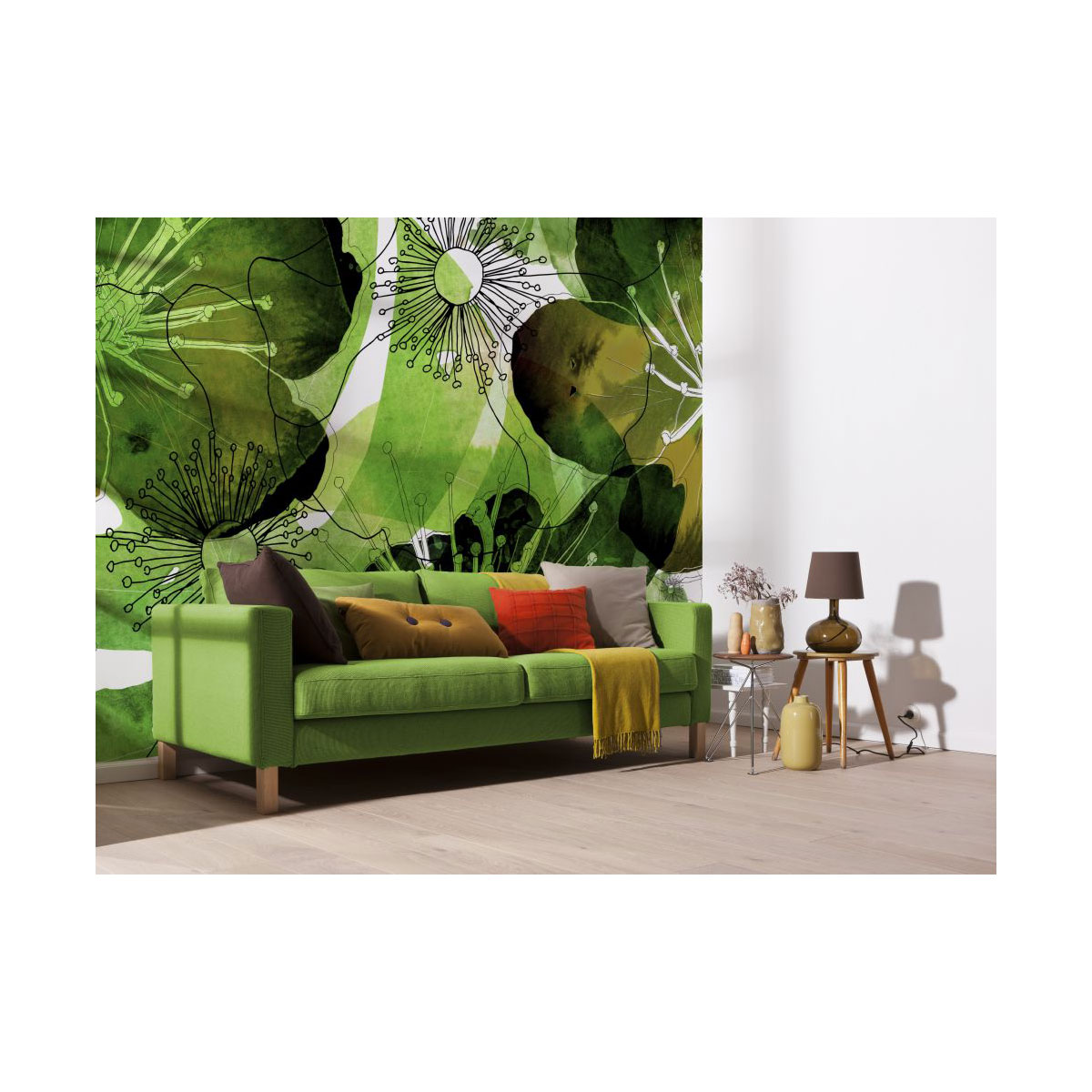 Komar  Vlies Fototapete Aquarell 350x250 cm