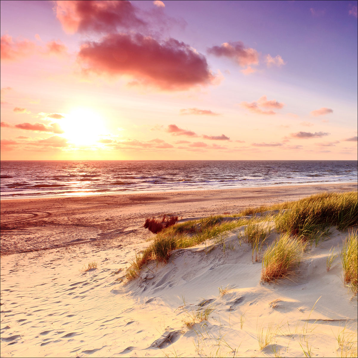 Canvas-Art Sea Harmony 30 x 30 cm