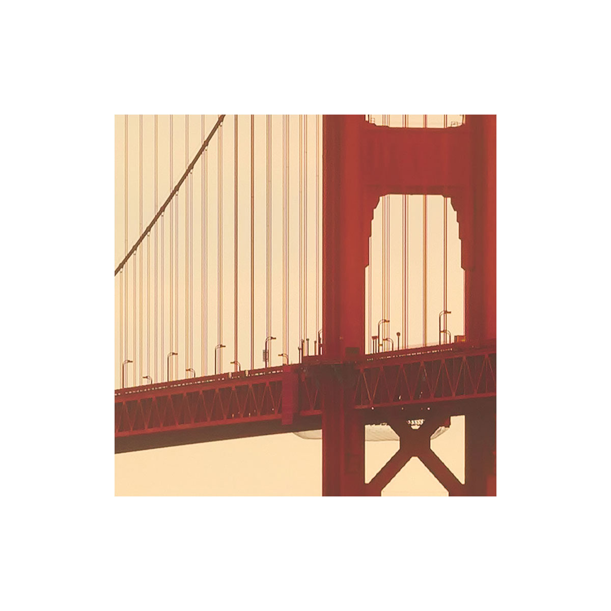 Komar  Vlies Fototapete Golden Gate 400x250 cm Bild 4