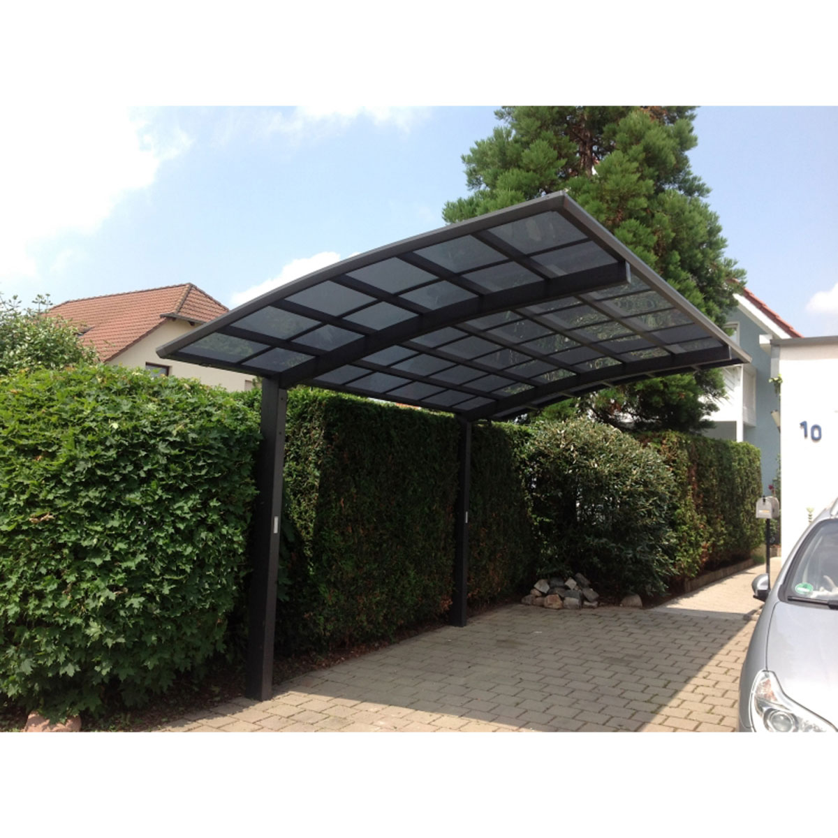 Ximax Carport Alu Portoforte 110 Mattbraun Bild 4