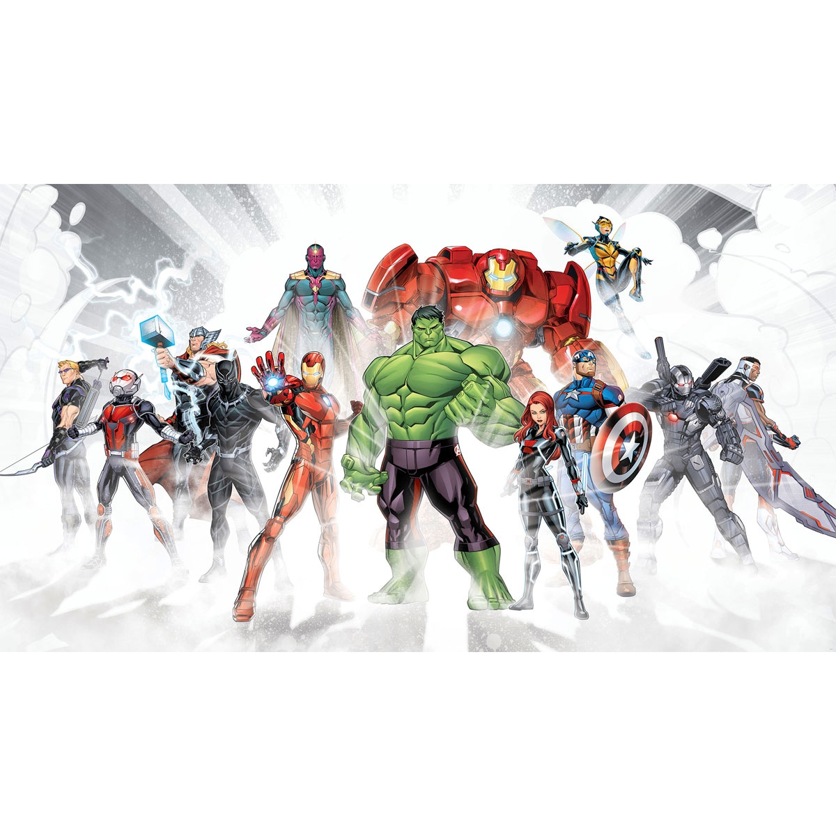 Komar  Vlies Fototapete Avengers Unite 500x280 cm Bild 2