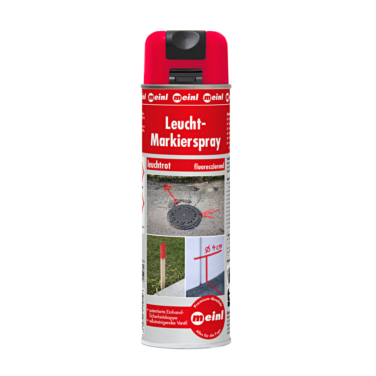 Leucht-Markierspray 500 ml leuchtrot