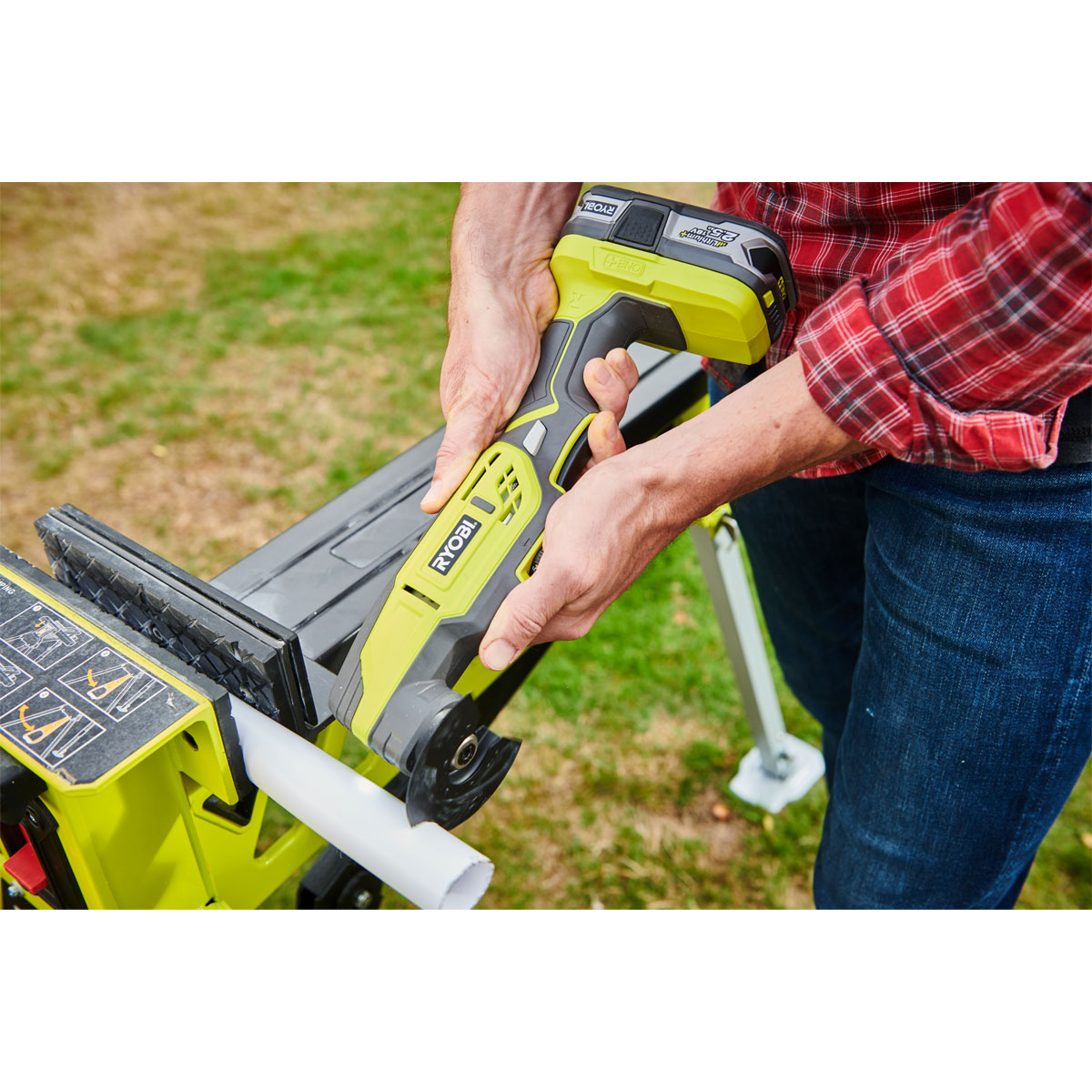 Ryobi  Akku-Multifunktionswerkzeug R18MT-0 ohne Akku und Ladegerät Bild 3