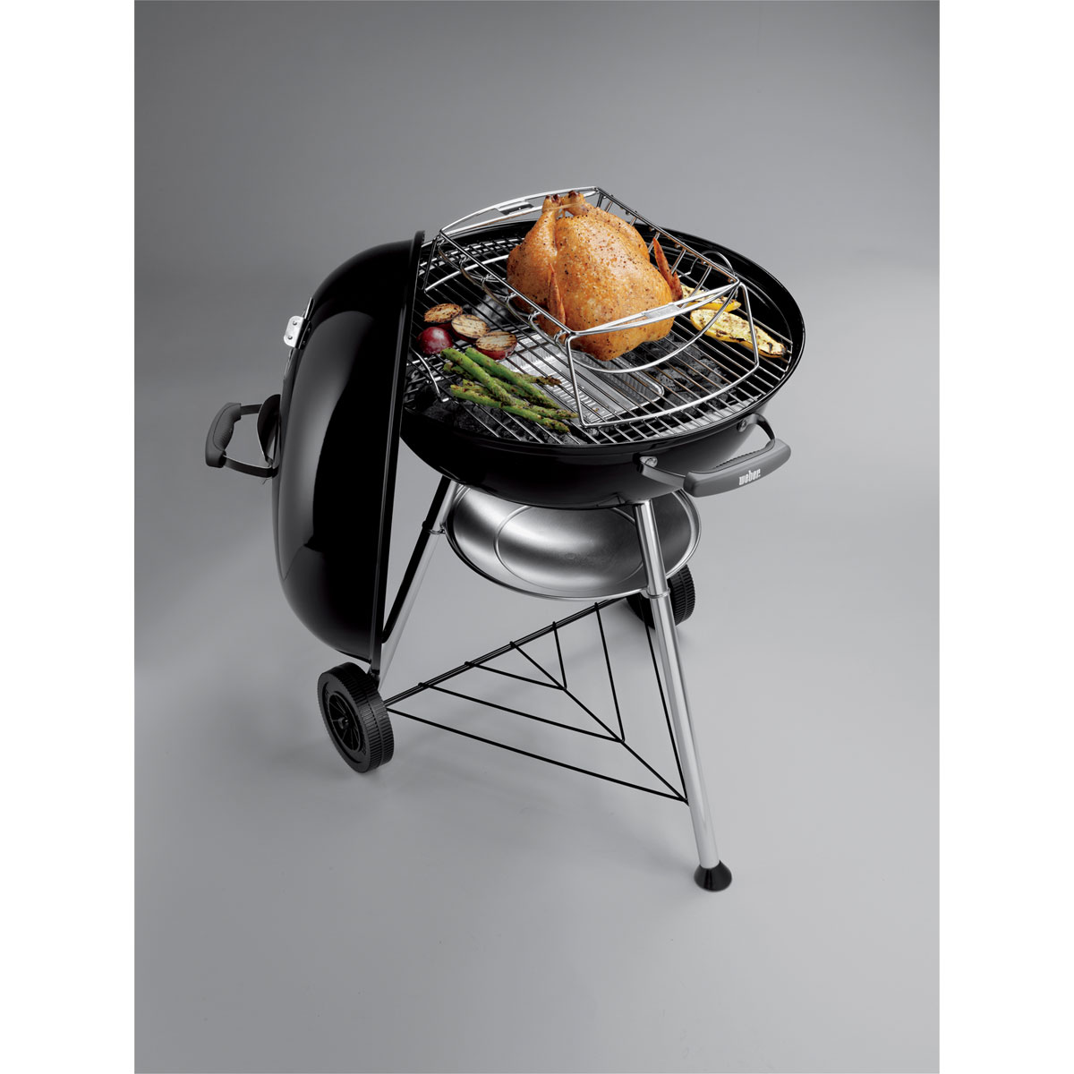 Weber Kugelgrill Compact Kettle 57 cm schwarz Bild 9