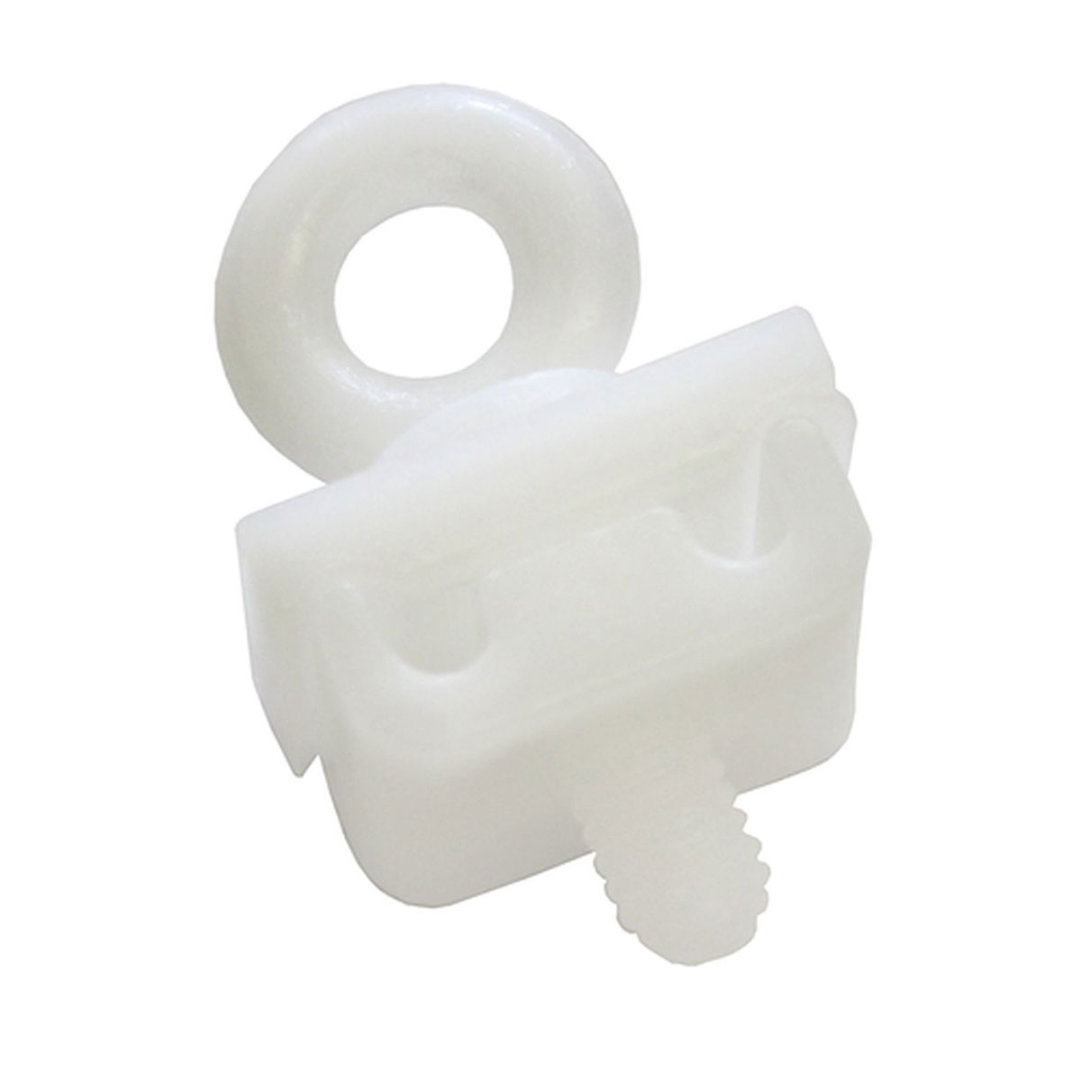 Gardinia Feststeller für U-Laufschienen weiß