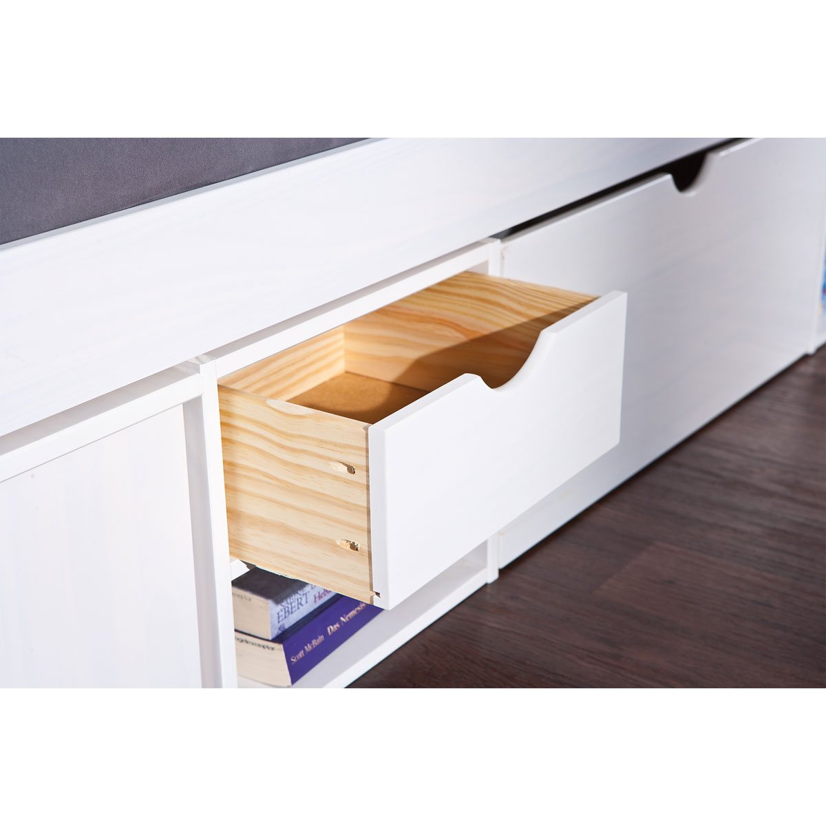 Inter Link Funktionsbett „Till“, 90x200 cm, weiß, mit Rost Bild 8