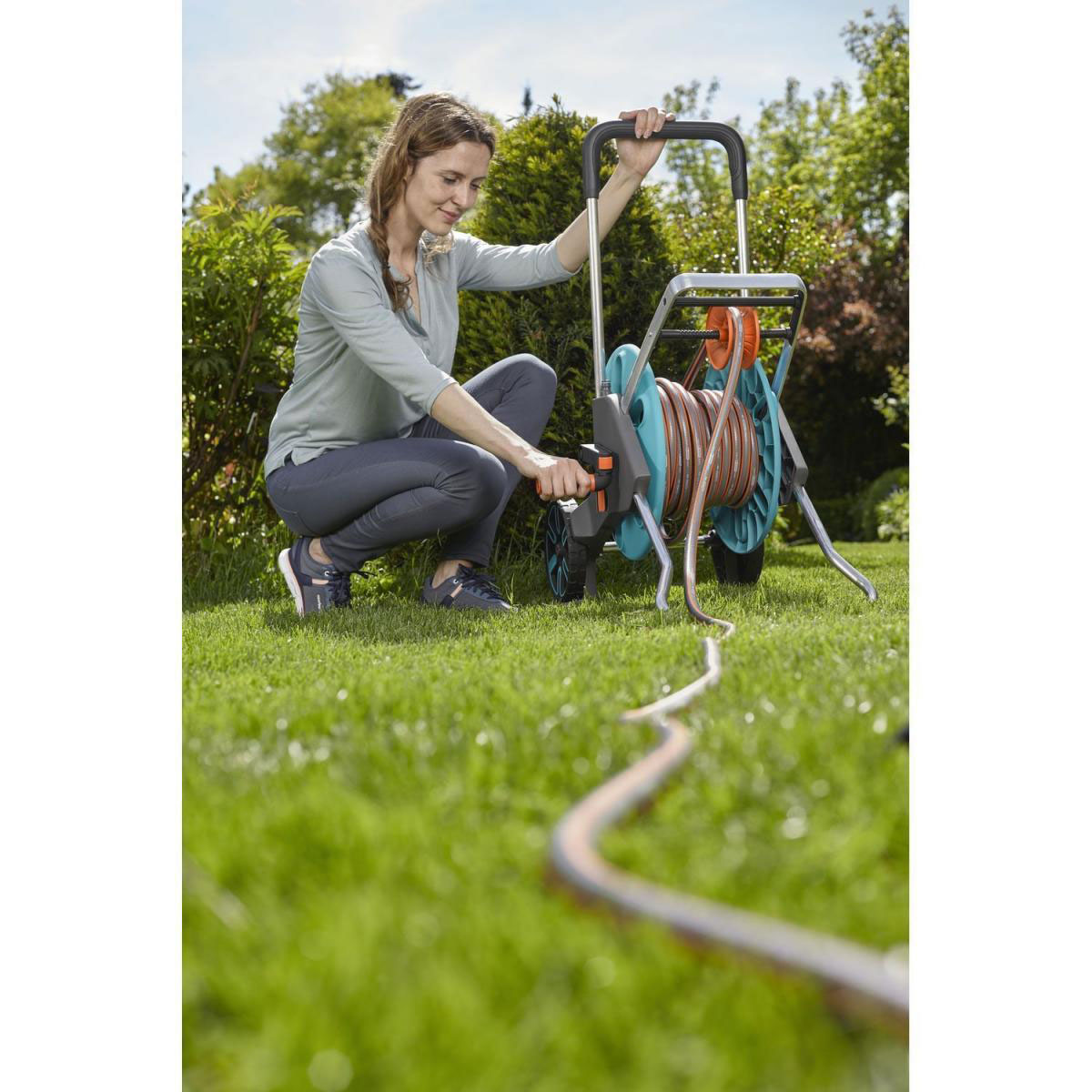 Gardena  Schlauchwagen AquaRoll M Easy ohne Schlauch Bild 3