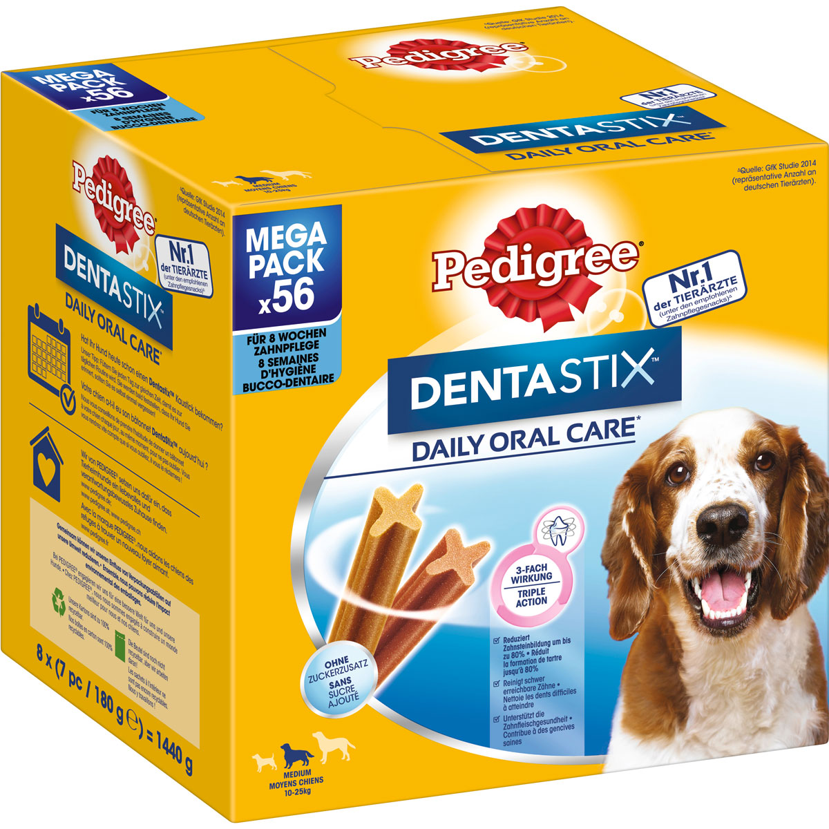 Pedigree Hundesnack DentaStix Medium Big Pack 56 Sticks Bild 2