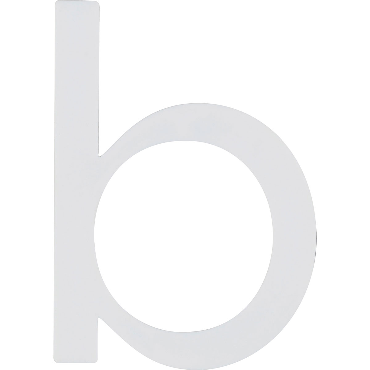 Alpertec Hausnummer b nachtleuchtend selbstklebend weiß-grün Bild 1