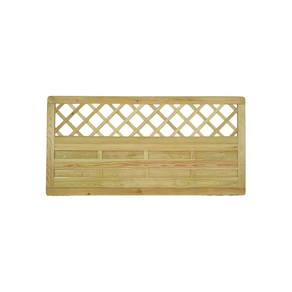 TETZNER & JENTZSCH Zaunserie , mit Rankgitter, 180 x 90 cm, Lärche
