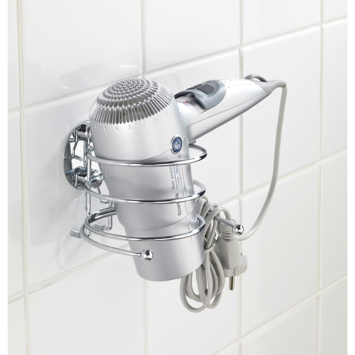 Wenko Haartrocknerhalter Befestigen ohne bohren Turbo-Loc Bild 7