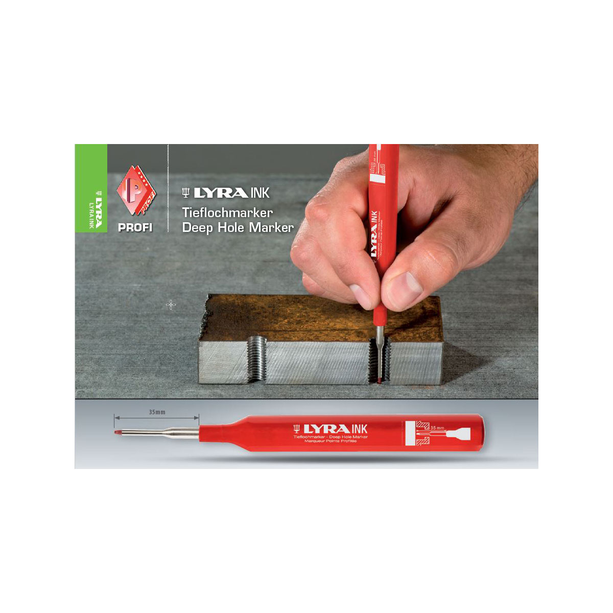 Tieflochmarker SB graphit Bild 2