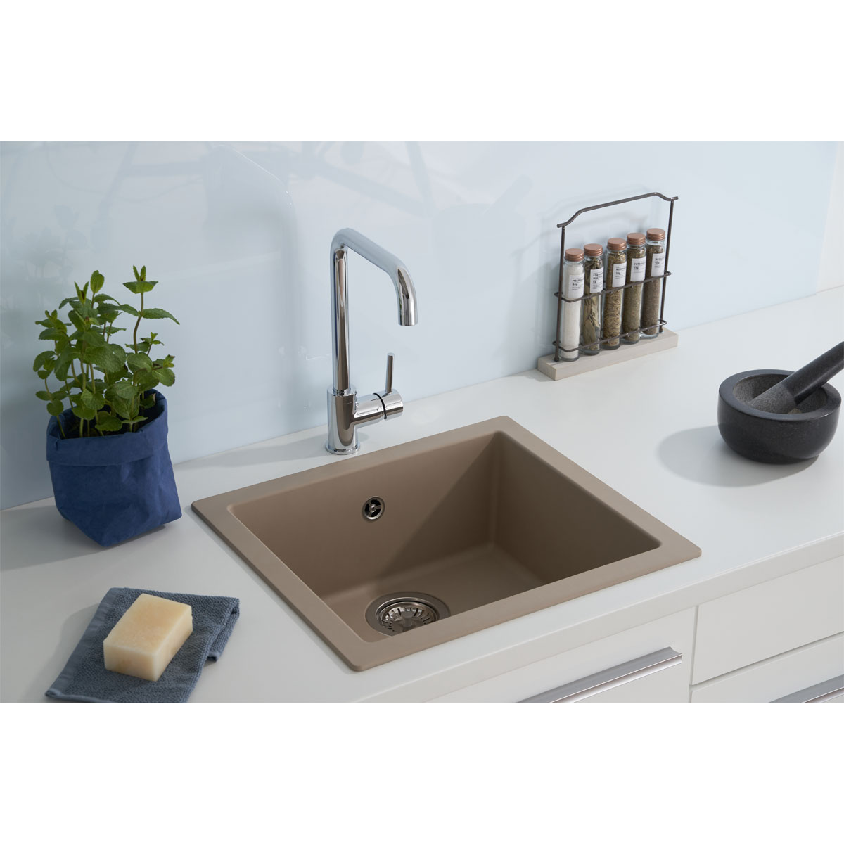 Respekta Einbauspüle Ohio Mineralite Bild 2