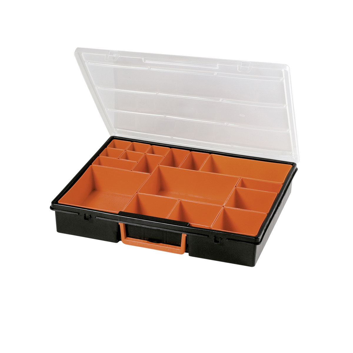 Tood Sortierkasten TO 717 mit 17 Boxen schwarz