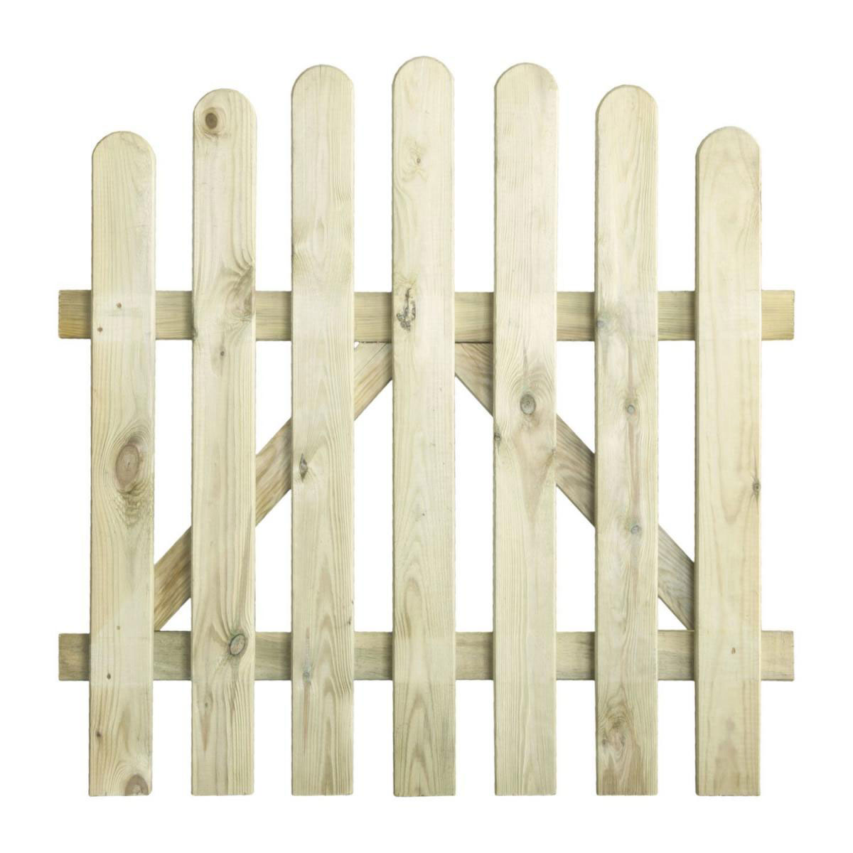 Staketenzauntor für Arkadenpergola