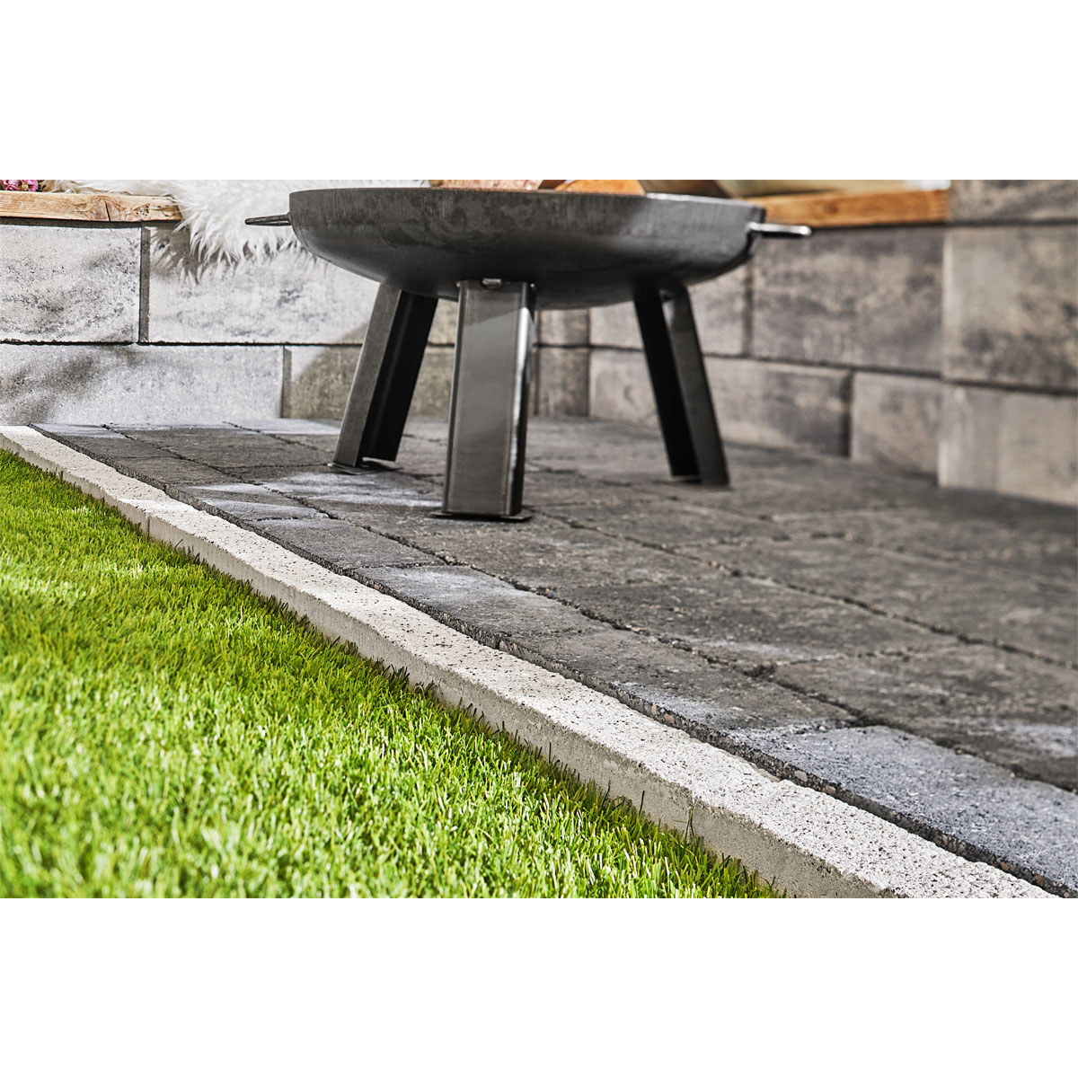 Rasenbord „Natura“ 100x6x25 cm Bild 2