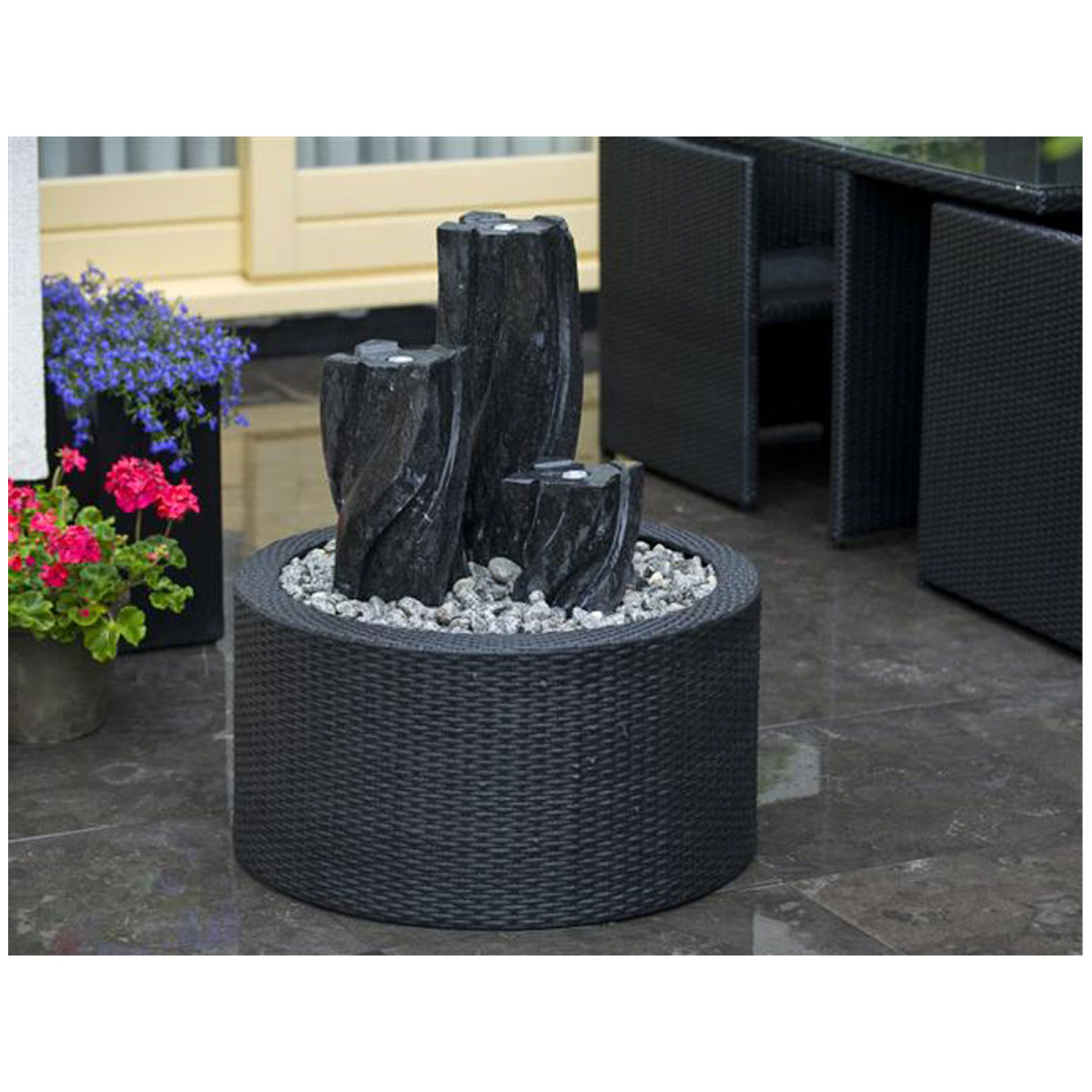 Ubbink Umrandung DecoWall Wicker 1