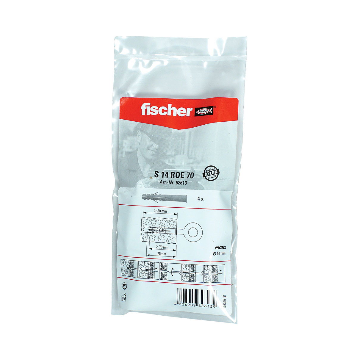 Fischer  Dübel S 14 ROE 100 mm 4 Stück