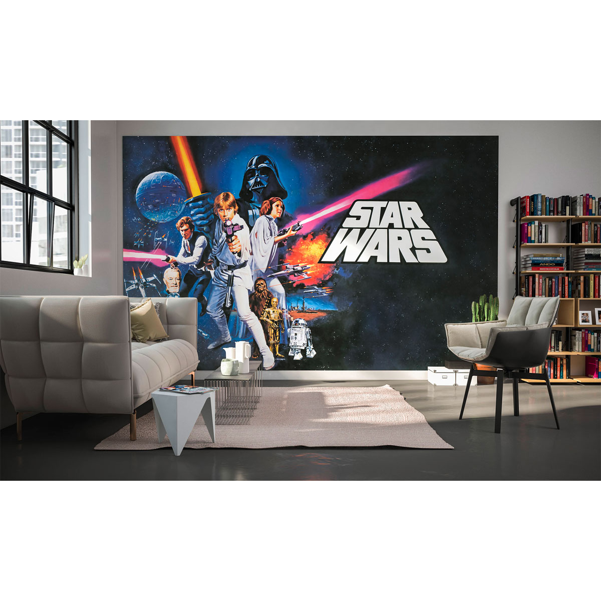 Komar  Vlies Fototapete Star Wars Poster Classic 1 400x250 cm