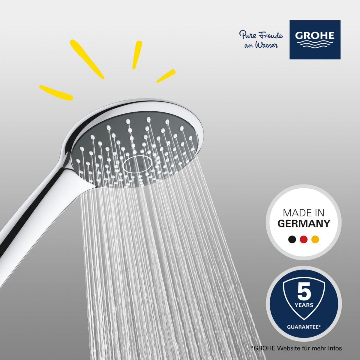Grohe Handbrause Vitalio Joy 110 Mono 1 Strahlart Bild 2
