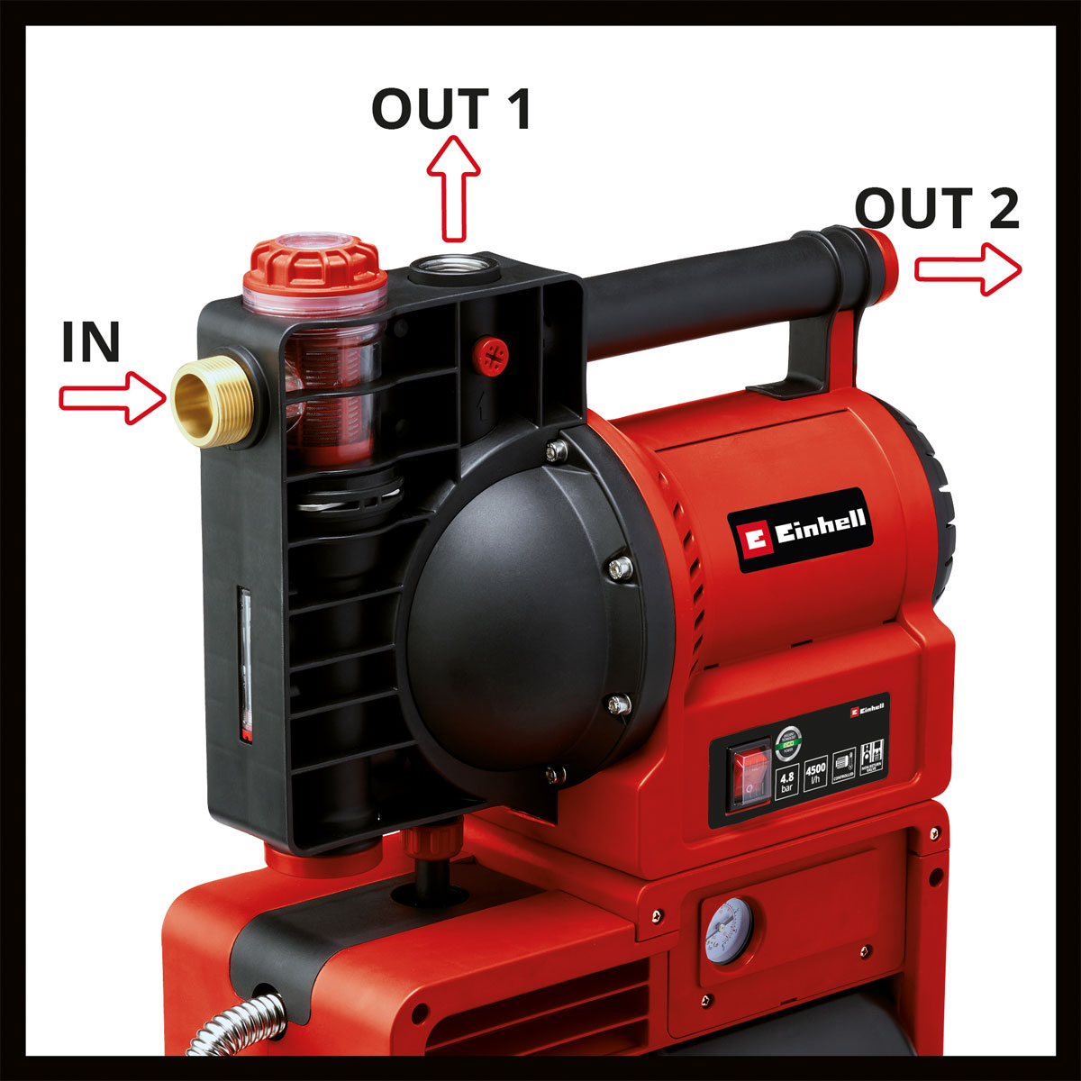 Einhell  Hauswasserwerk „GE-WW 1145 ECO“ Bild 2