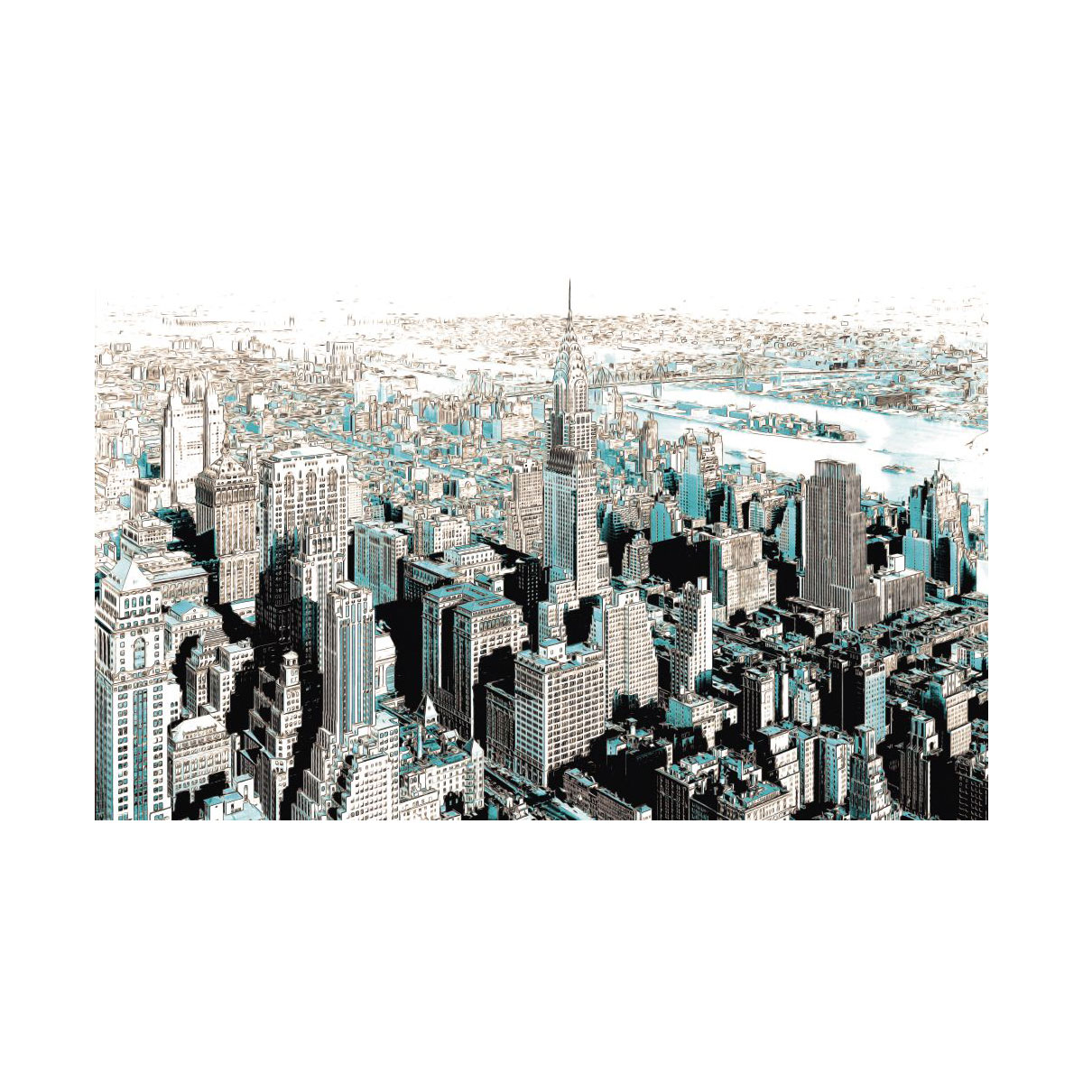 Komar  Vlies Fototapete Gotham 400x250 cm Bild 2