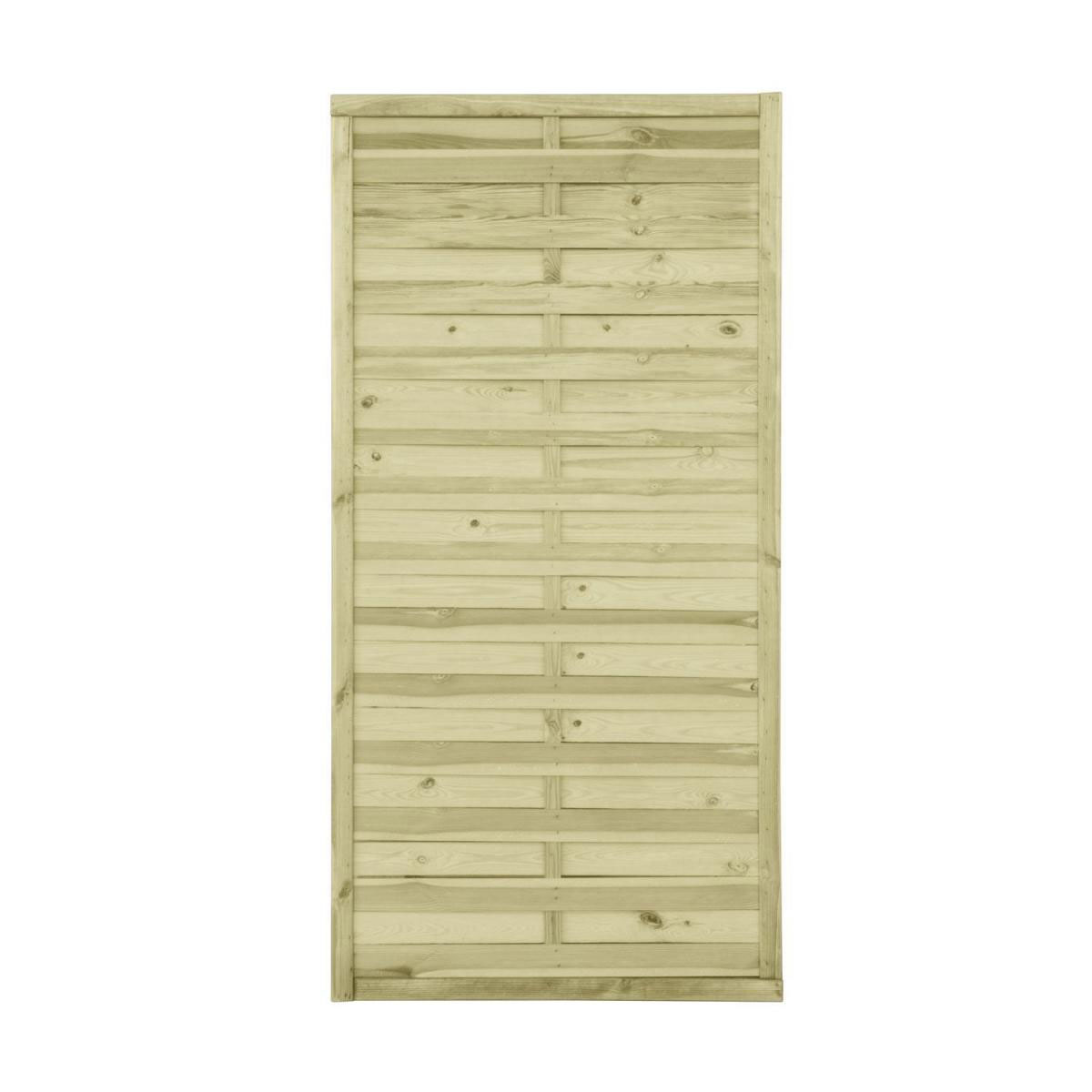 Lamellenzaun Schwarzwald 90 x 180 cm Bild 1