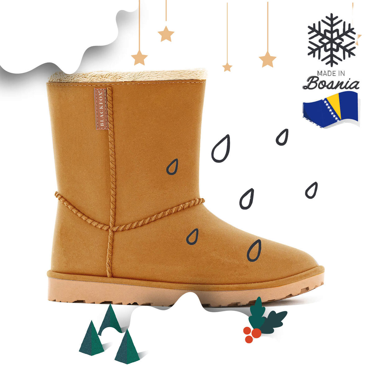 Stiefel „Cheyennetoo“, ockergelb