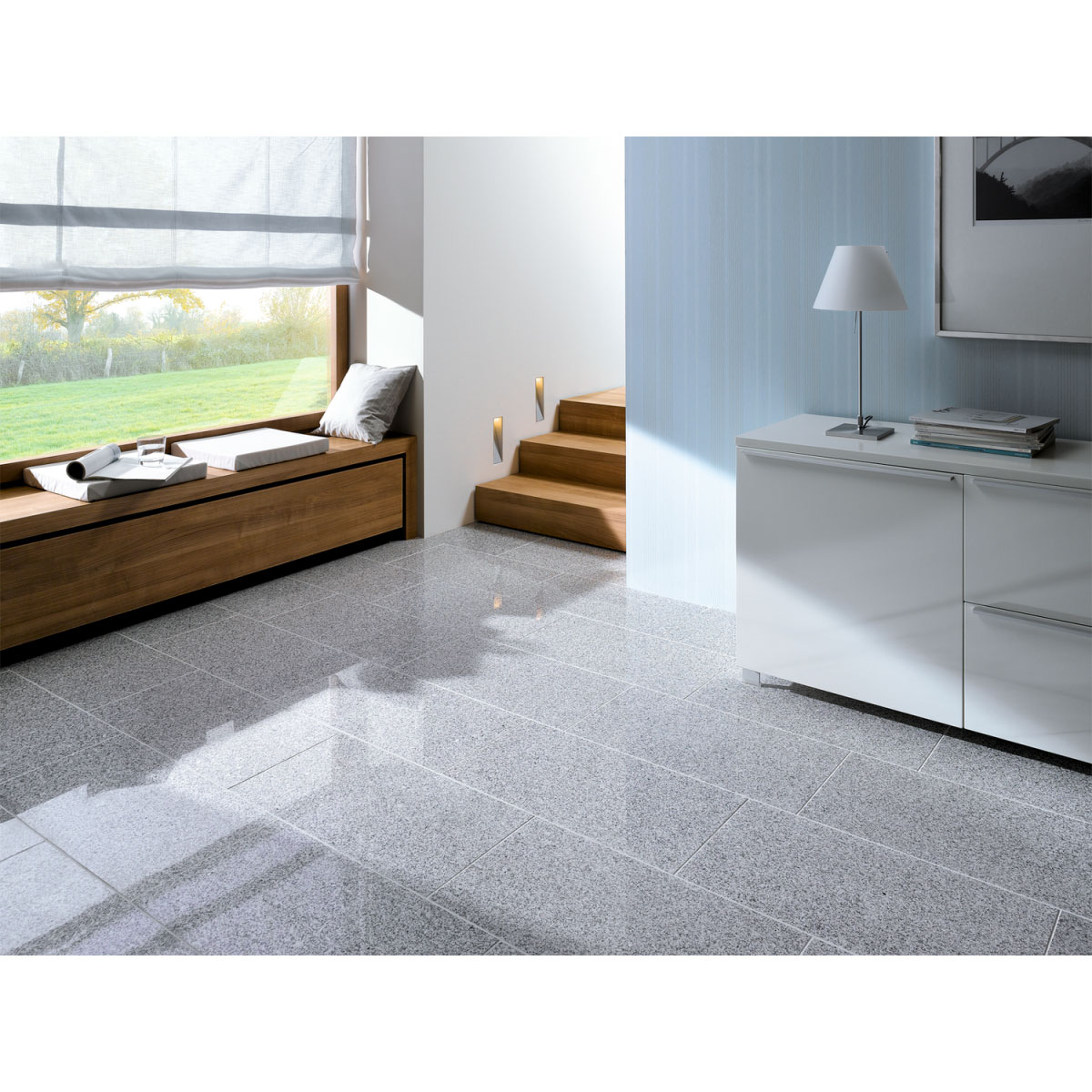 Granitfliese Ice White 30,5 x 61 cm Bild 3