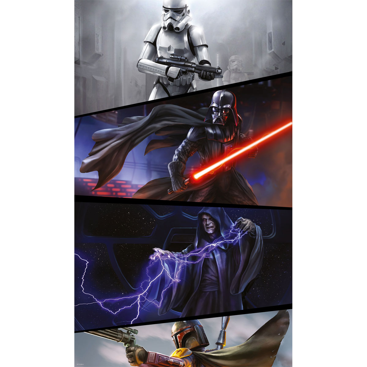 Komar  Vlies Fototapete Star Wars Moments Imperials 120x200 cm Bild 2