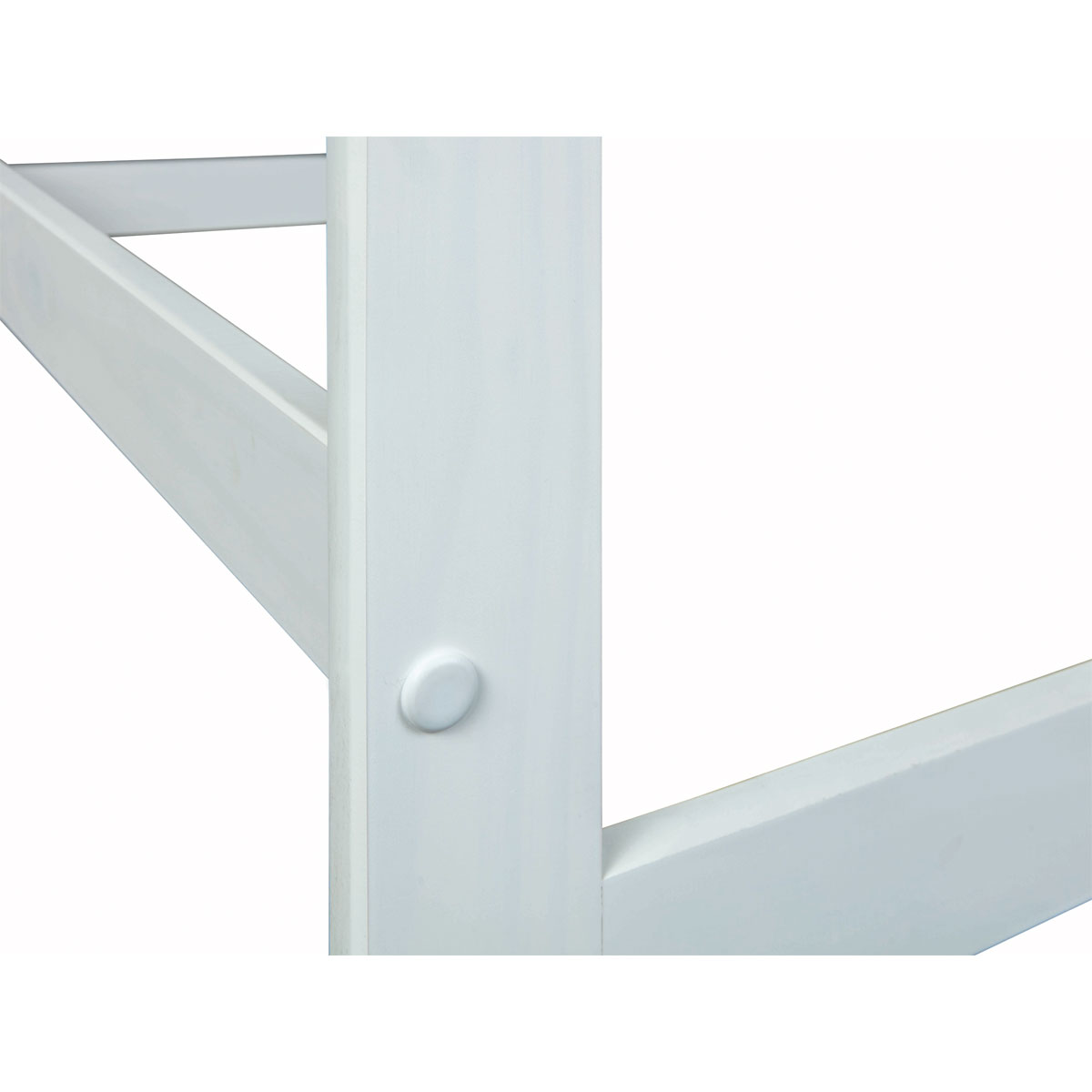 Inter Link Schreibtisch „Hilda“, Kiefer massiv, weiß lackiert Bild 10