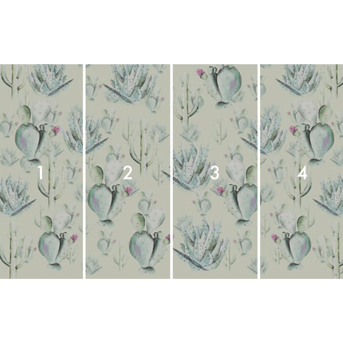 Komar  Vlies Fototapete Cactus Green 400x250 cm Bild 3