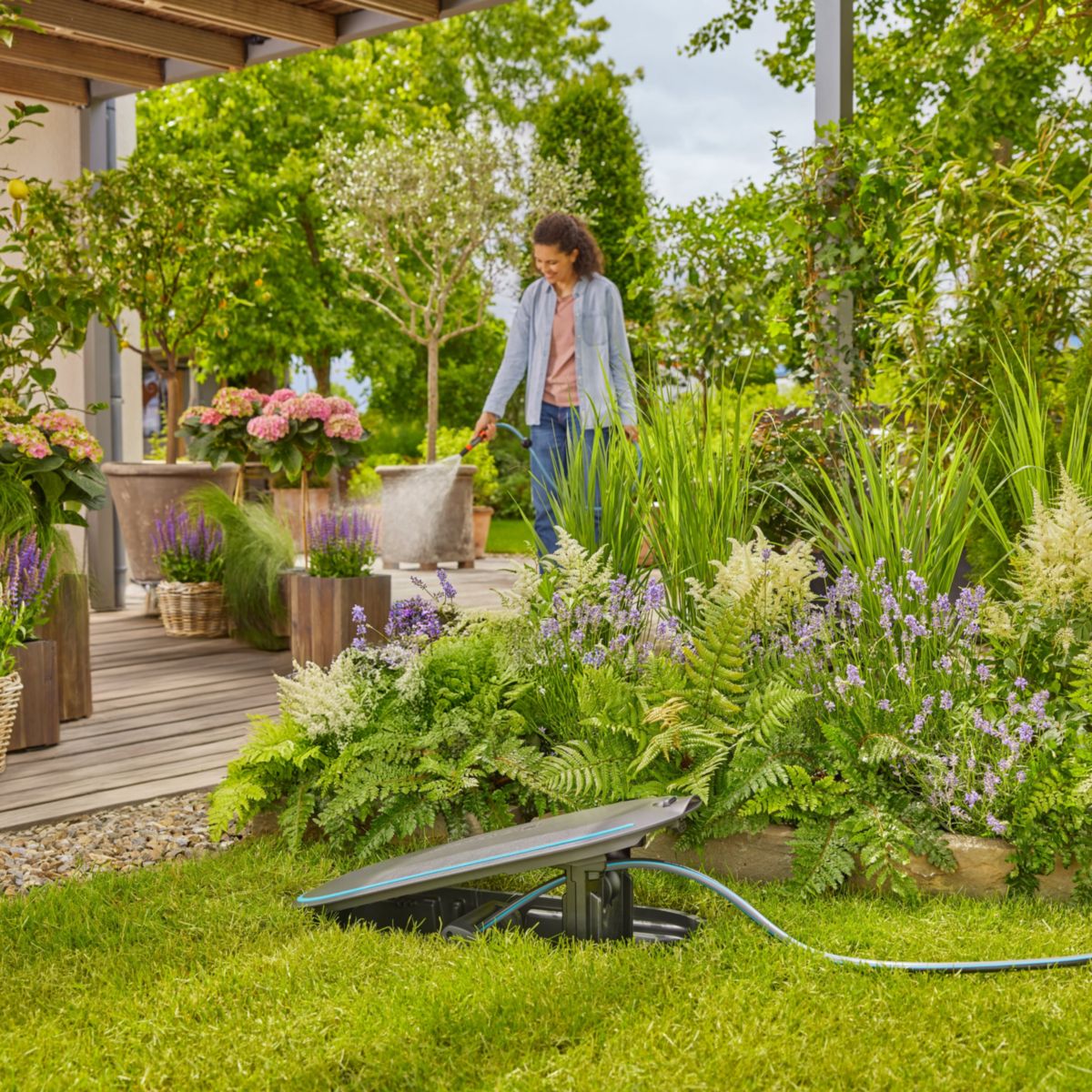 Gardena Schlauchbox RollUp Undercover M mit 20 m Bild 4