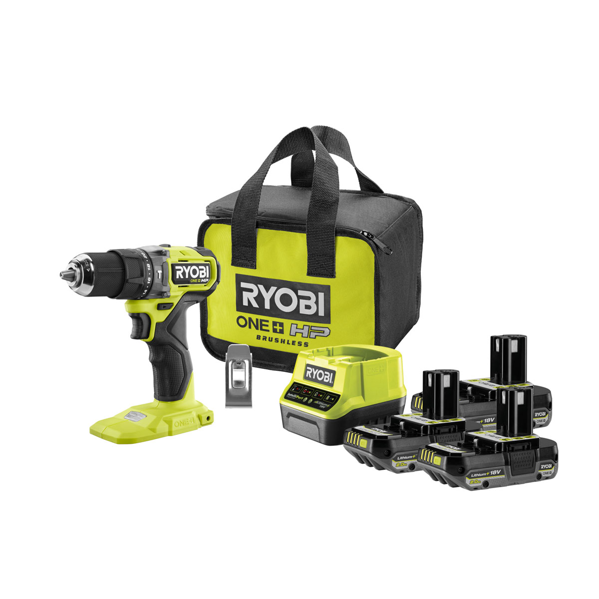 Ryobi  Akku-Schlagbohrschrauber RPD18C-320S 18 Volt mit 3 Akkus und Ladegerät Bild 1