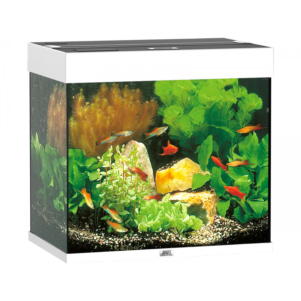 Juw Lido 120 LED weissAquarium 2x12W Filter+Heizung